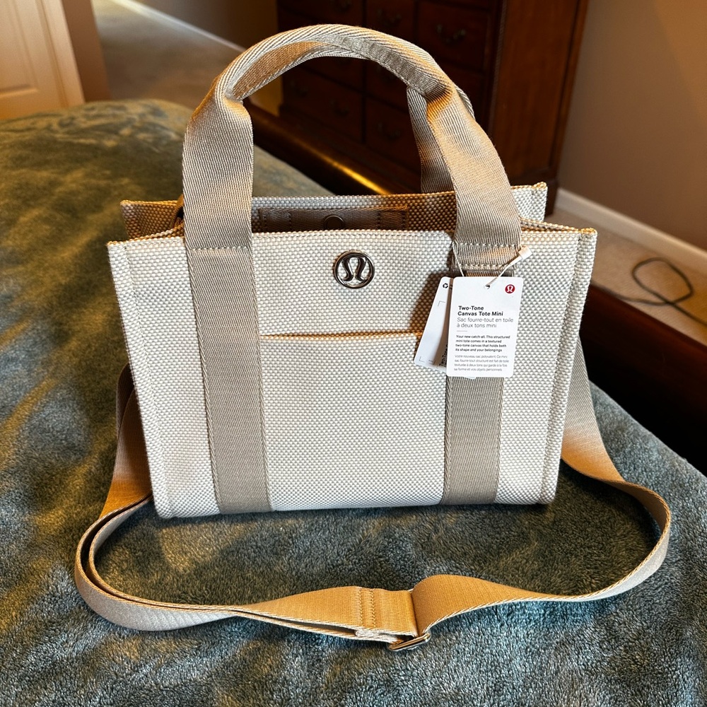 Lululemon Athletica Light Tan Tote Bag